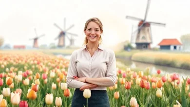 Hollanda'da öğretmenlik denkliği süreci ve başvuru adımlarını gösteren görsel.