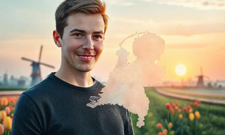 Hollanda'ya yerleşme planı görseli. Yeni bir hayat için hazırlık.